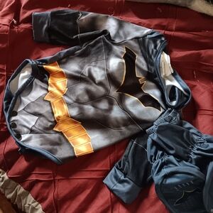 Onsie Batman Kids Pajama Set - Black and Gold